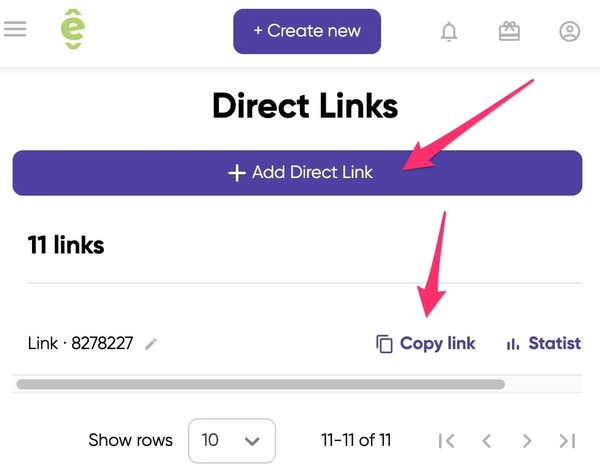 How to Copy the Direct Link